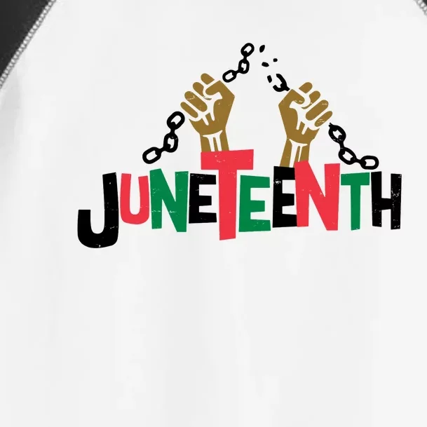 Juneteenth Black History Month Freedom Toddler Fine Jersey T-Shirt