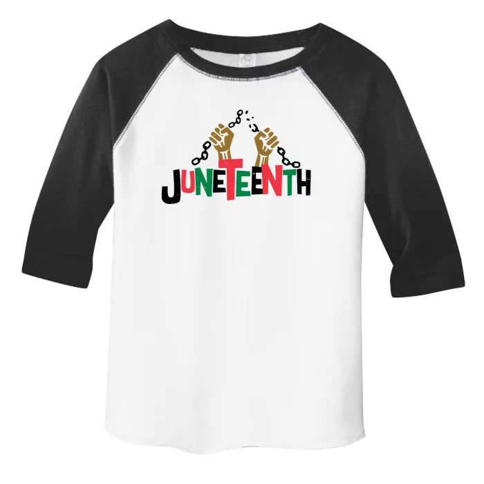 Juneteenth Black History Month Freedom Toddler Fine Jersey T-Shirt