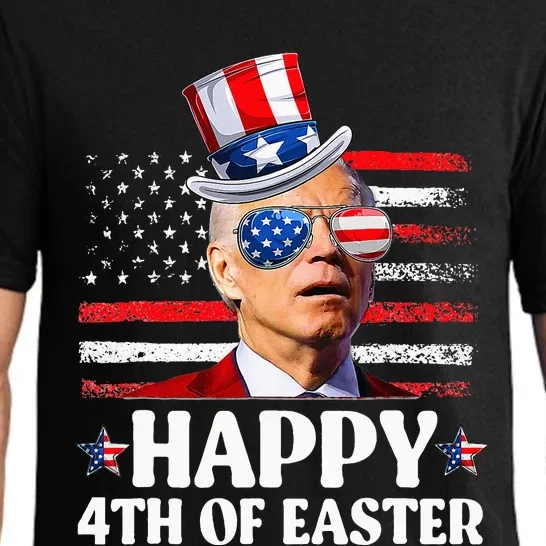 Joe Biden Happy 4th Of Easter Confused 4th Of July Pajama Set