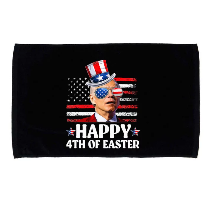 Joe Biden Happy 4th Of Easter Confused 4th Of July Microfiber Hand Towel