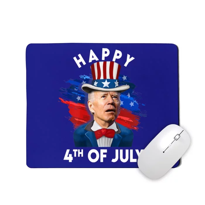 Joe Biden Happy Fourth Of July Gift Usa Flag Memorial Day Gift Mousepad