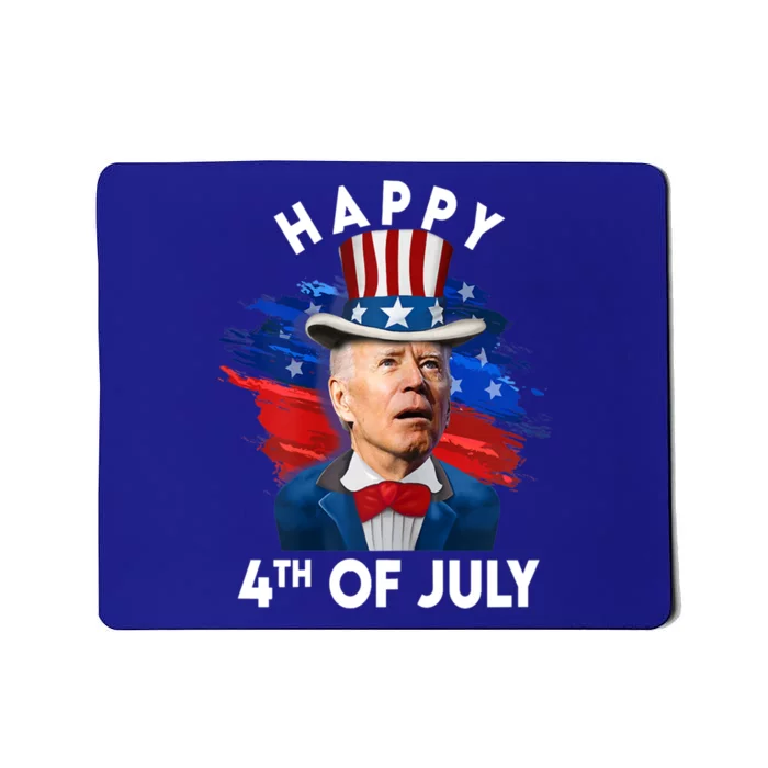 Joe Biden Happy Fourth Of July Gift Usa Flag Memorial Day Gift Mousepad