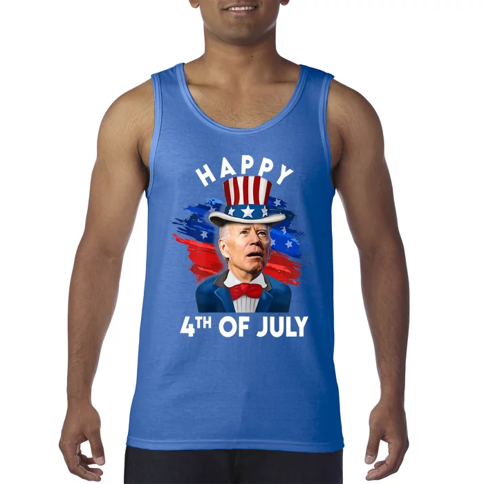 Joe Biden Happy Fourth Of July Gift Usa Flag Memorial Day Gift Tank Top