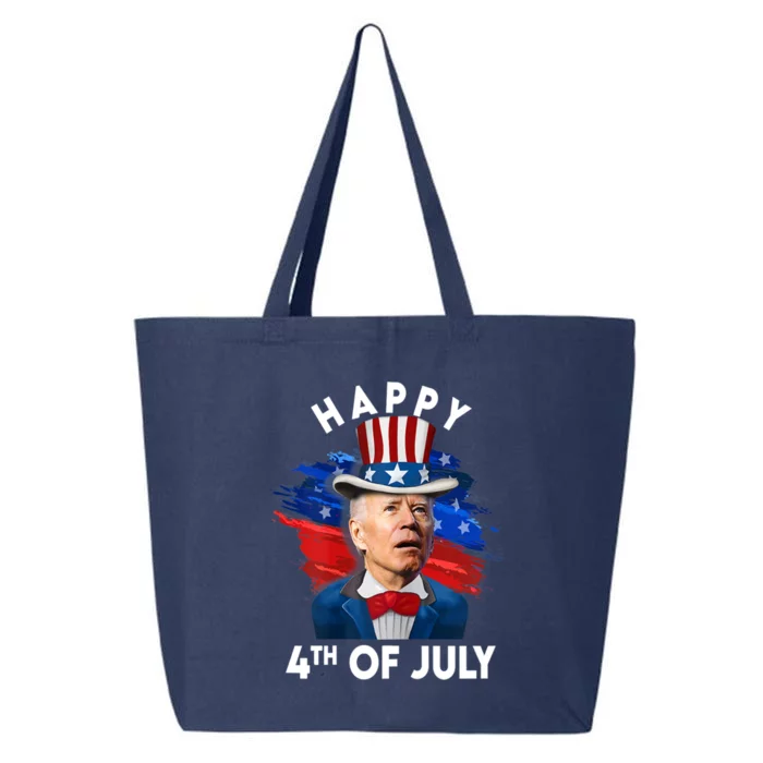 Joe Biden Happy Fourth Of July Gift Usa Flag Memorial Day Gift 25L Jumbo Tote