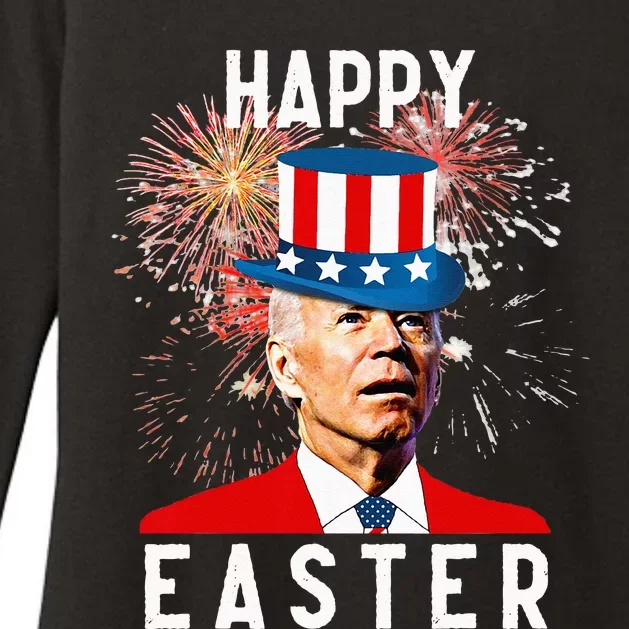 Joe Biden Happy Easter For Funny 4th Of July Womens CVC Long Sleeve Shirt