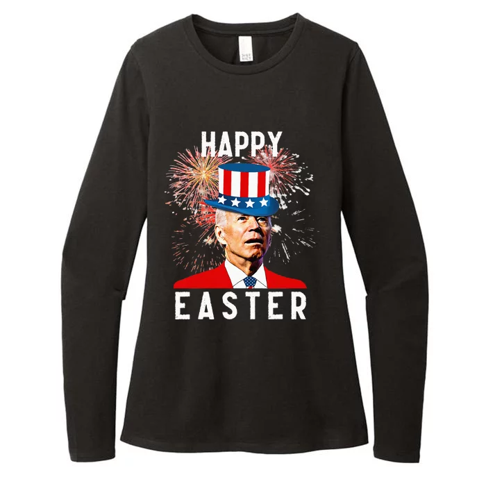 Joe Biden Happy Easter For Funny 4th Of July Womens CVC Long Sleeve Shirt