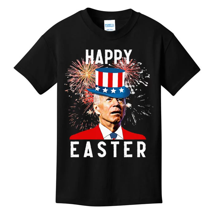 Joe Biden Happy Easter For Funny 4th Of July Kids T-Shirt