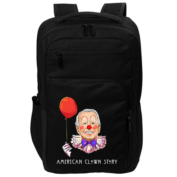 Joe Biden Horror American Clown Story Halloween Costume Impact Tech Backpack