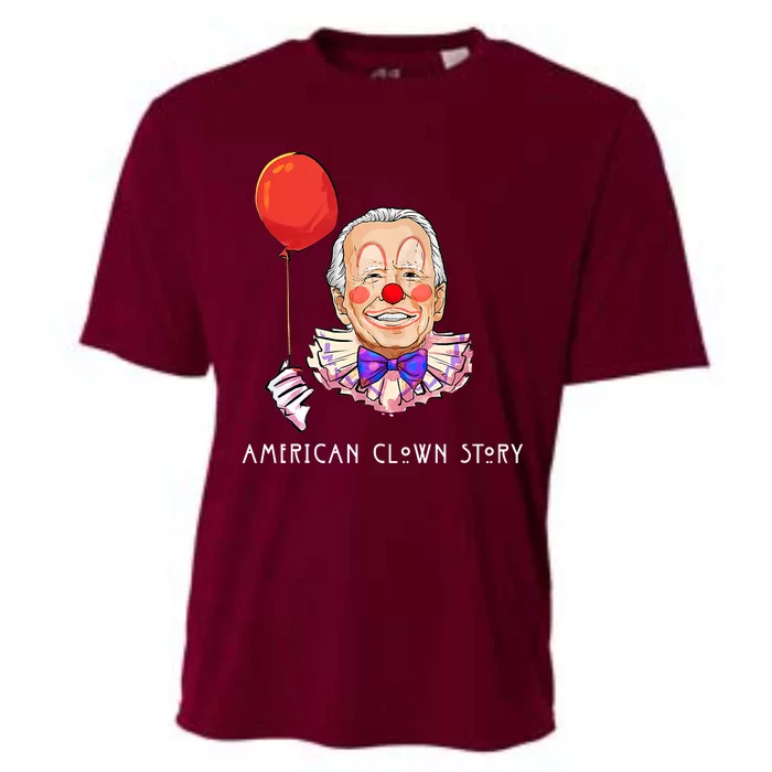 Joe Biden Horror American Clown Story Halloween Costume Cooling Performance Crew T-Shirt