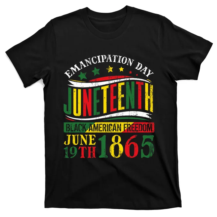 Juneteenth Black History Celebrating Black Freedom 1865 T-Shirt