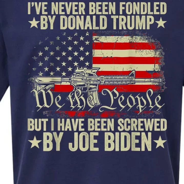 Joe Biden Has Screwed Me Sueded Cloud Jersey T-Shirt