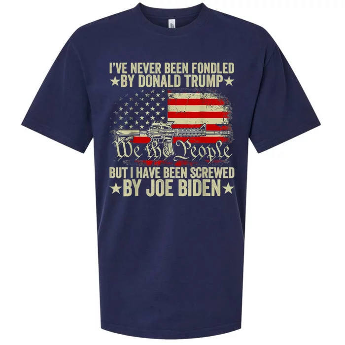 Joe Biden Has Screwed Me Sueded Cloud Jersey T-Shirt