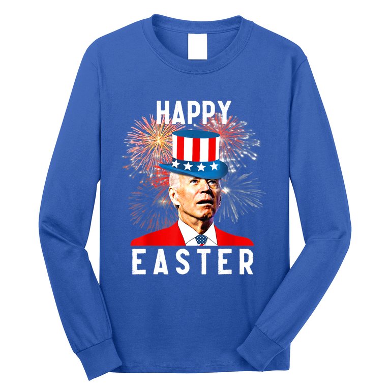 Joe Biden Happy Easter For Funny 4th Of July Long Sleeve Shirt
