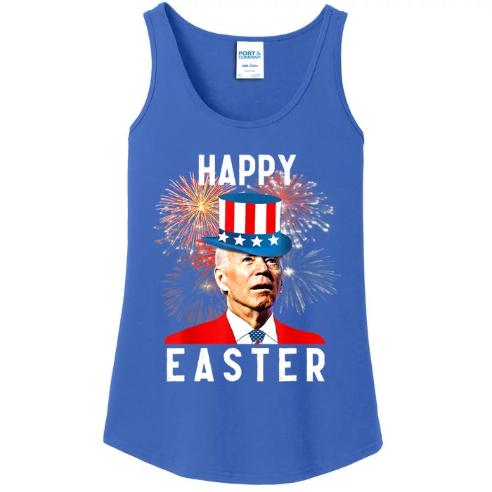 Joe Biden Happy Easter For Funny 4th Of July Ladies Essential Tank