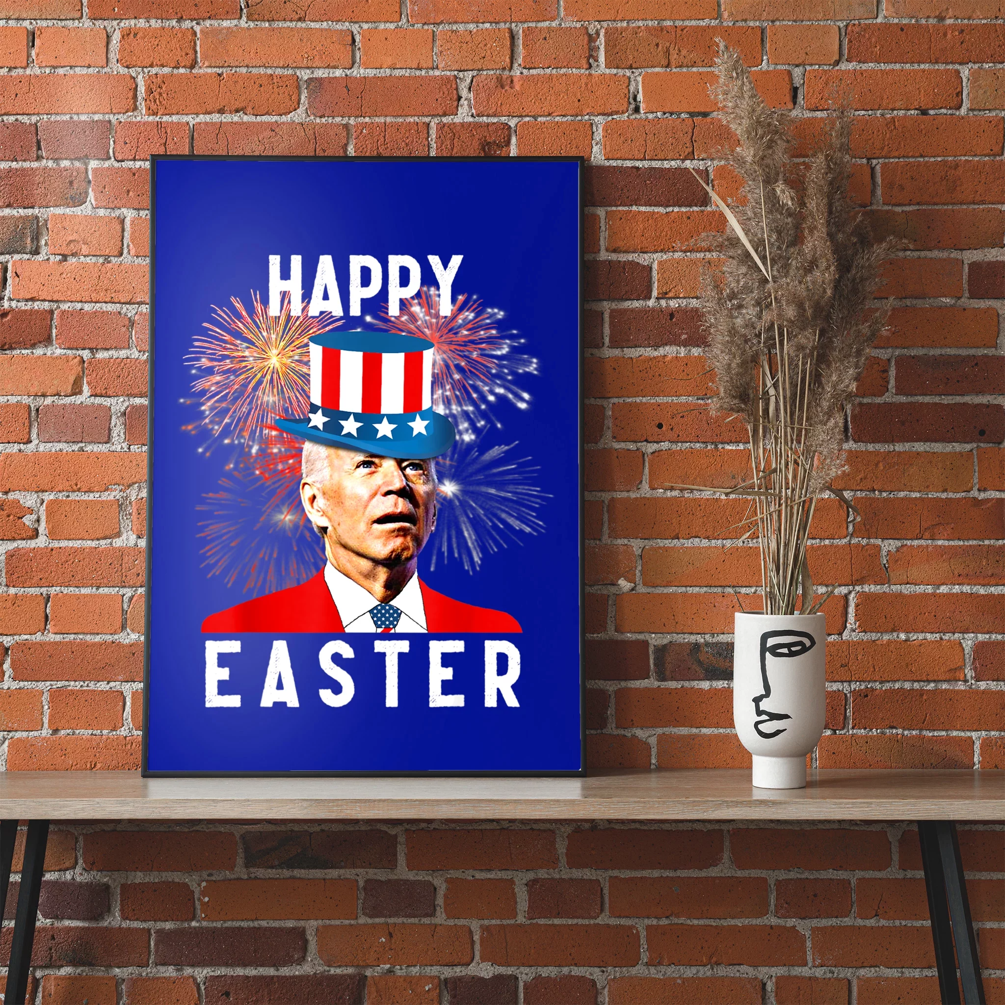 Joe Biden Happy Easter For Funny 4th Of July Poster