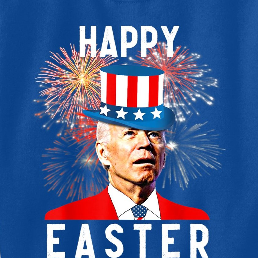 Joe Biden Happy Easter For Funny 4th Of July Kids Sweatshirt