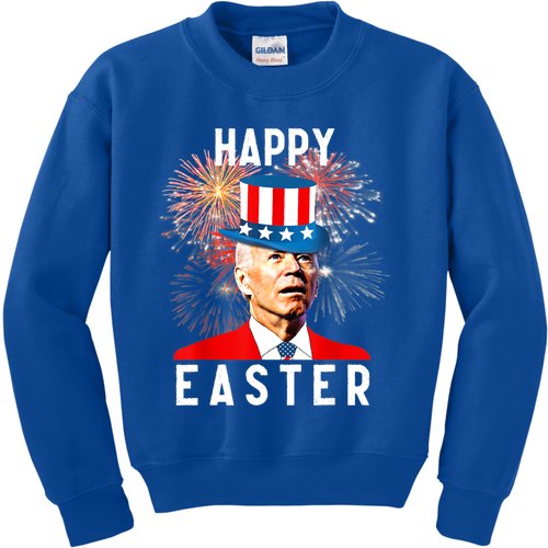 Joe Biden Happy Easter For Funny 4th Of July Kids Sweatshirt