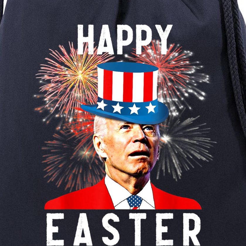 Joe Biden Happy Easter For Funny 4th Of July Drawstring Bag