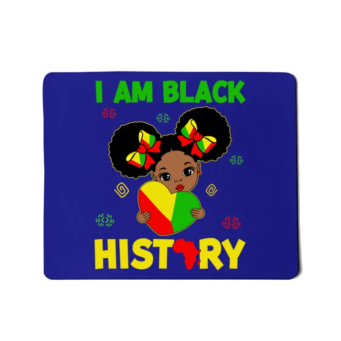 Juneteenth Black History Month I Am Black History Gift Mousepad