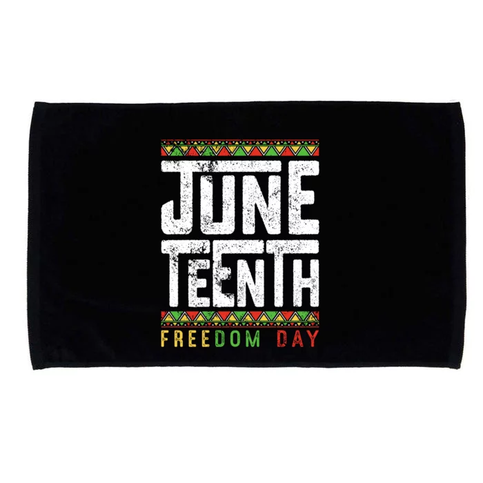 Juneteenth Black History African Blm Melanin Freedom Day Gift Microfiber Hand Towel