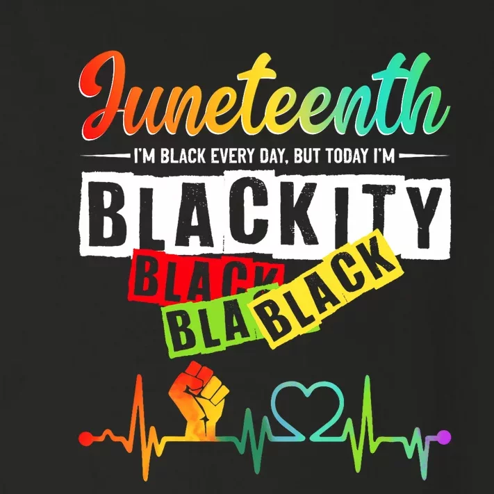 Juneteenth Blackity Heartbeat Black History African America Toddler Long Sleeve Shirt