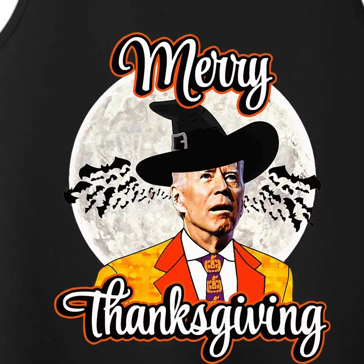 Joe Biden Halloween Costume Confused For Thanksgiving Performance Tank