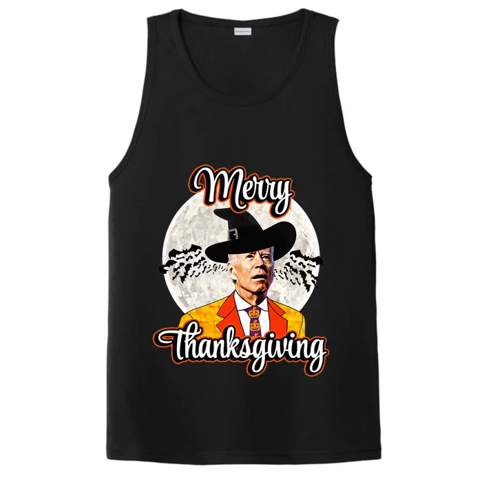 Joe Biden Halloween Costume Confused For Thanksgiving Performance Tank