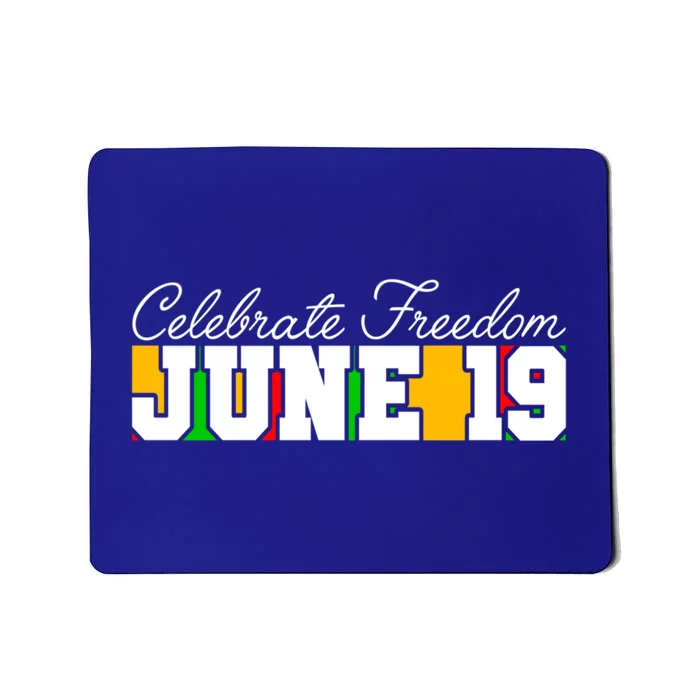 Juneteenth Black History Month June 19 Freedom Celebration Gift Mousepad