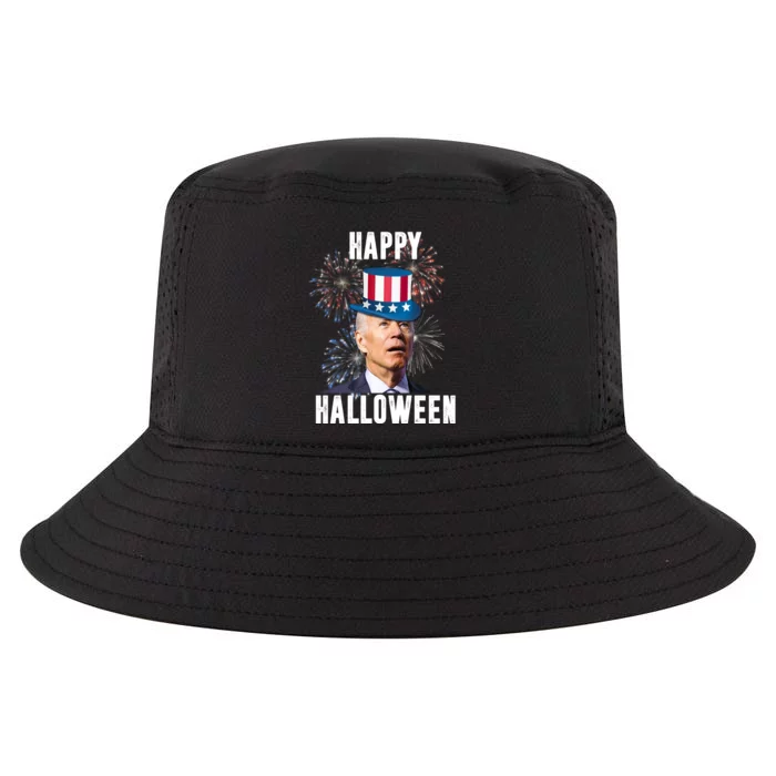 Joe Biden Happy Halloween Confused 4th Of July Funny Cool Comfort Performance Bucket Hat