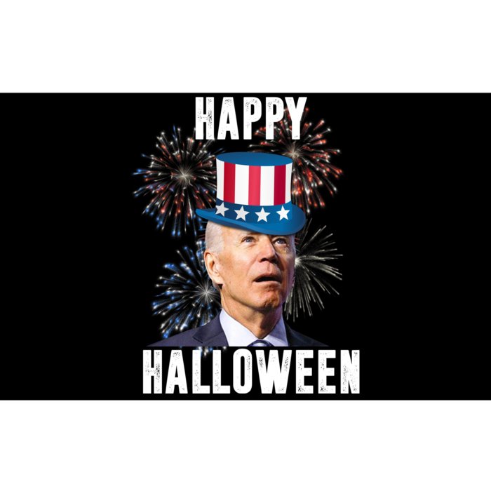 Joe Biden Happy Halloween Confused 4th Of July Funny Bumper Sticker