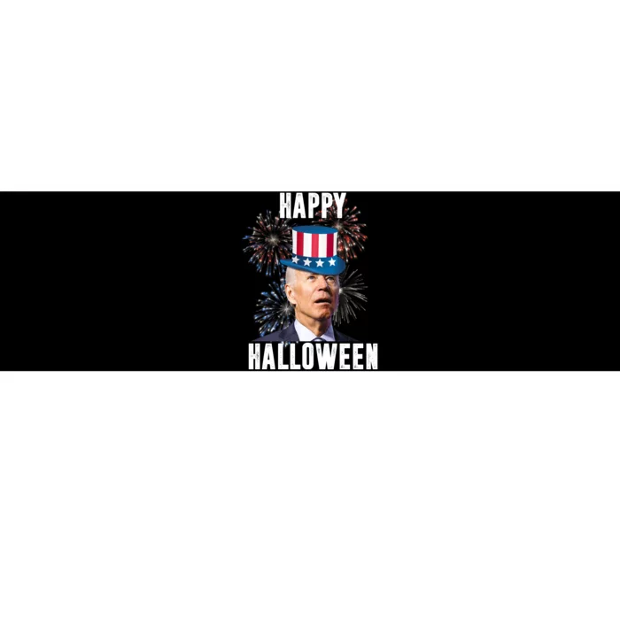 Joe Biden Happy Halloween Confused 4th Of July Funny Bumper Sticker