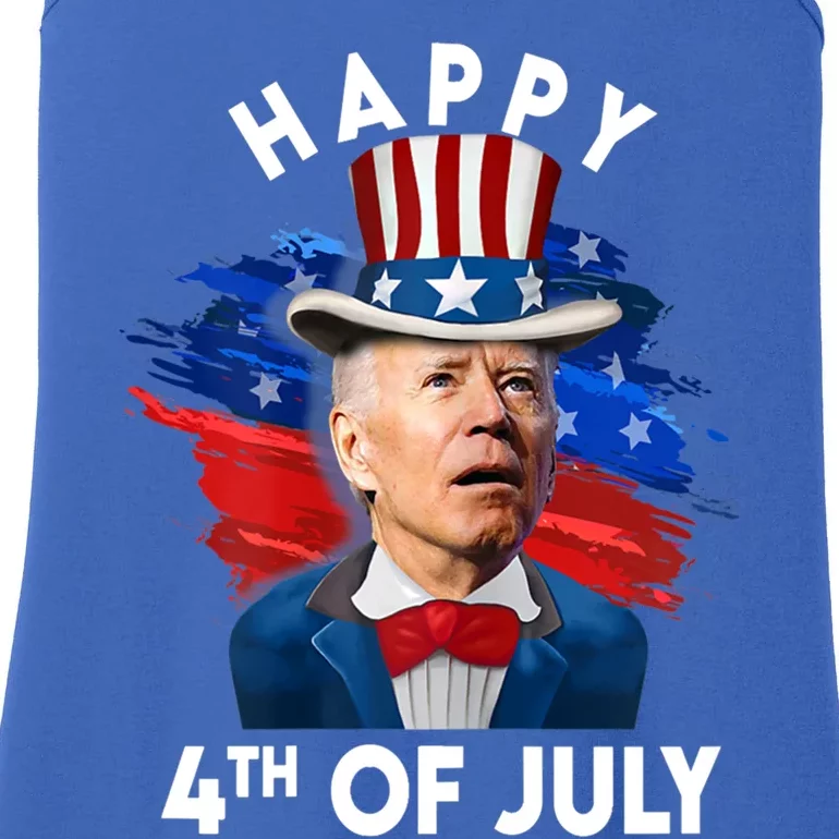 Joe Biden Happy Fourth Of July Gift Usa Flag Memorial Day Cool Gift Ladies Essential Tank