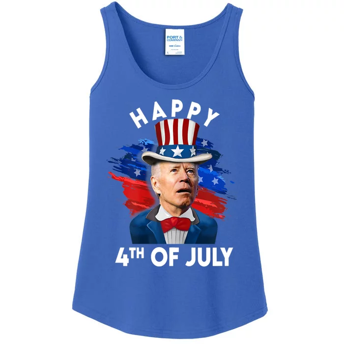 Joe Biden Happy Fourth Of July Gift Usa Flag Memorial Day Cool Gift Ladies Essential Tank