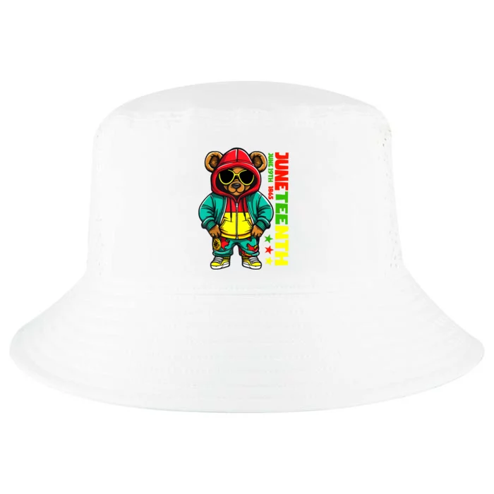 Juneteenth Black Hip Hop Teddy Bear African American Cool Comfort Performance Bucket Hat