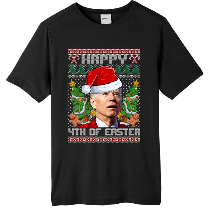 Joe Biden Happy 4th Easter Ugly Christmas Sweater For Women ChromaSoft Performance T-Shirt