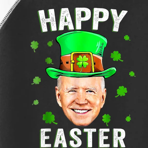 Joe Biden Happy Easter Confused Funny St Patrick's Day Toddler Fine Jersey T-Shirt