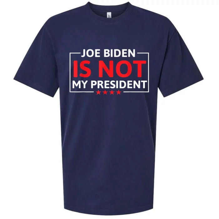 Joe Biden Is Not My President Not My President Sueded Cloud Jersey T-Shirt