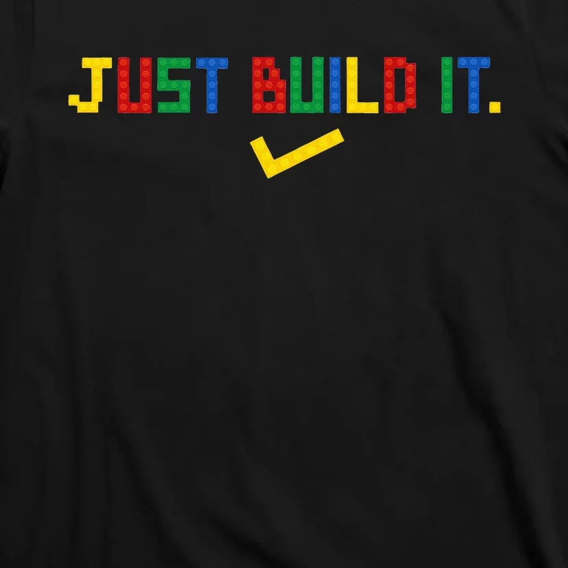 Just Build It Master Builder Building Block T-Shirt