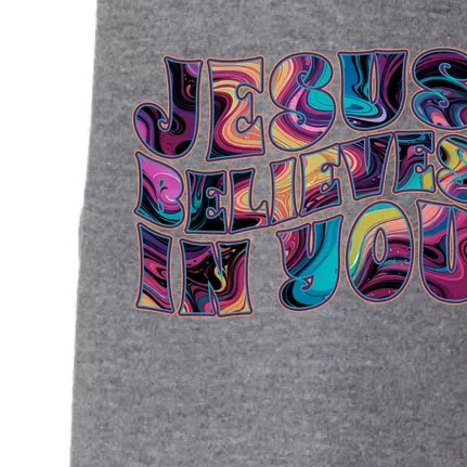 Jesus Believes In You Doggie 3-End Fleece Hoodie