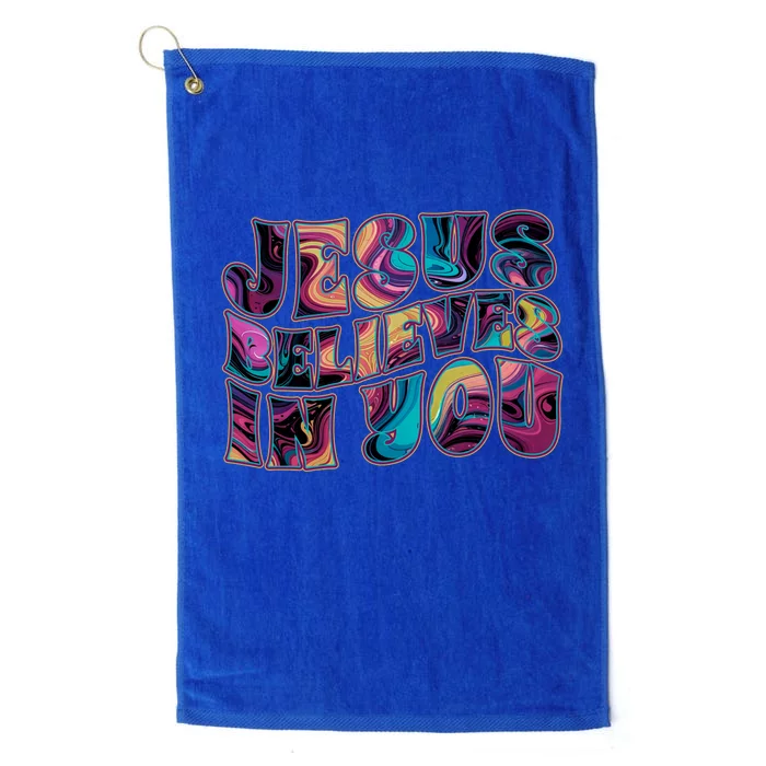 Jesus Believes In You Platinum Collection Golf Towel