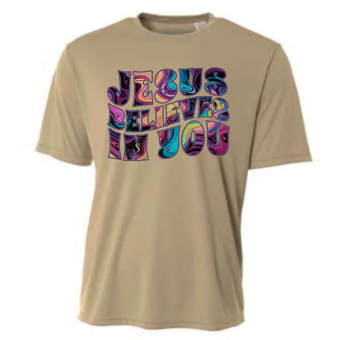 Jesus Believes In You Cooling Performance Crew T-Shirt