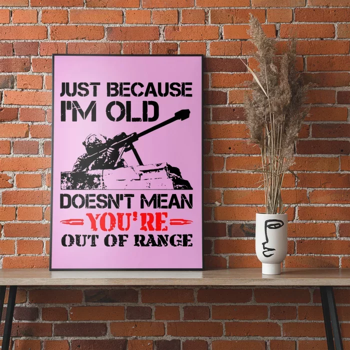 Just Because IM Old DoesnT Mean YouRe Out Of Range Poster