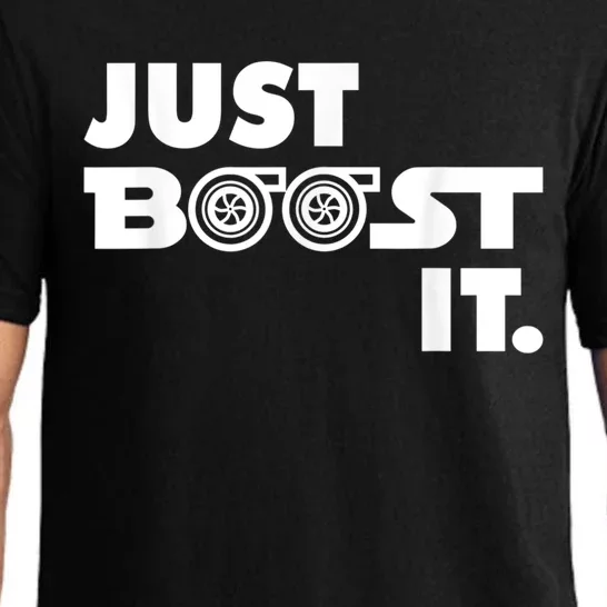 Just Boost It. Turbo And Turbocharger Engine And Race Car Pajama Set