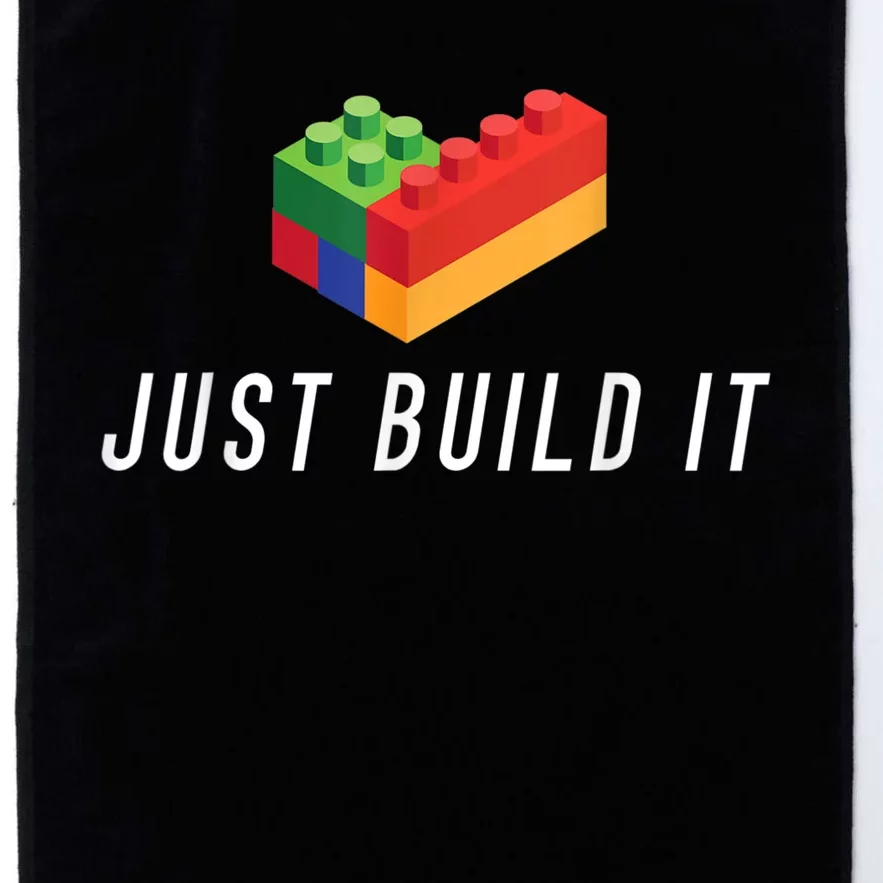 Just Build It Building Toy Blocks Bricks Kids Play Toys S Platinum Collection Golf Towel