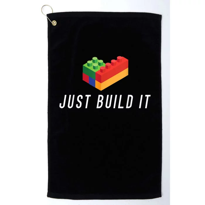 Just Build It Building Toy Blocks Bricks Kids Play Toys S Platinum Collection Golf Towel