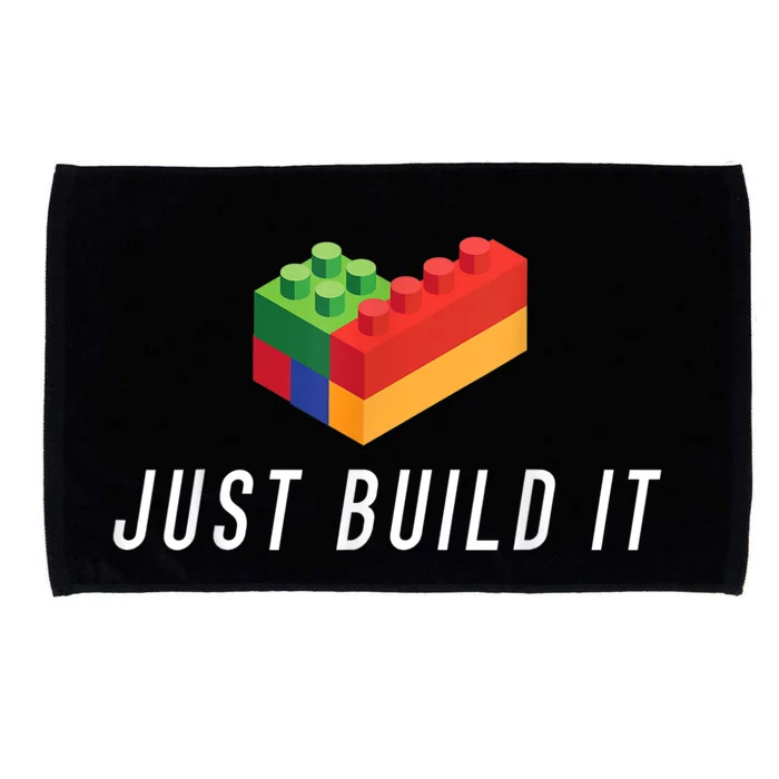 Just Build It Building Toy Blocks Bricks Kids Play Toys S Microfiber Hand Towel