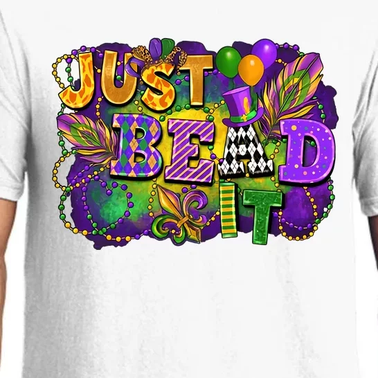 Just Bead It Western Mardi Gras Party Funny Pajama Set