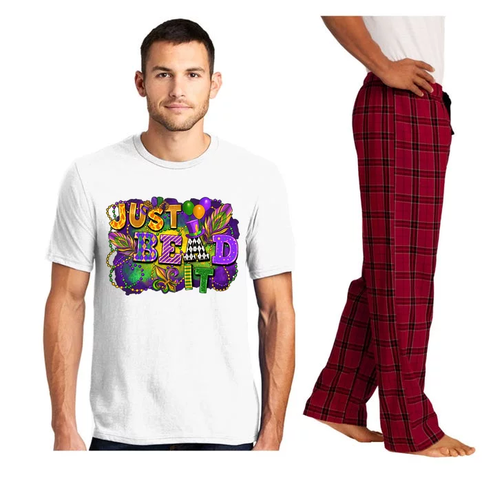 Just Bead It Western Mardi Gras Party Funny Pajama Set