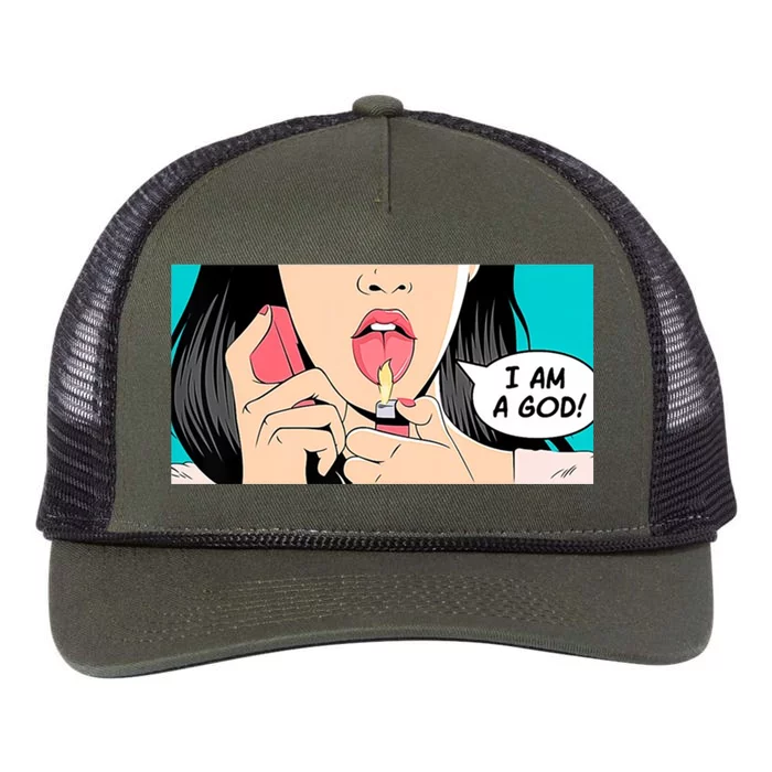 Jennifer's Body I Am A God Retro Rope Trucker Hat Cap