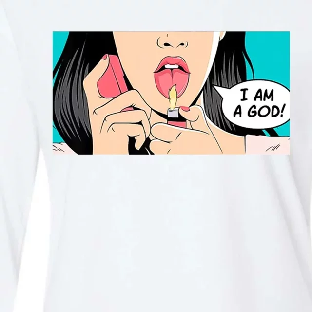 Jennifer's Body I Am A God Womens Cotton Relaxed Long Sleeve T-Shirt